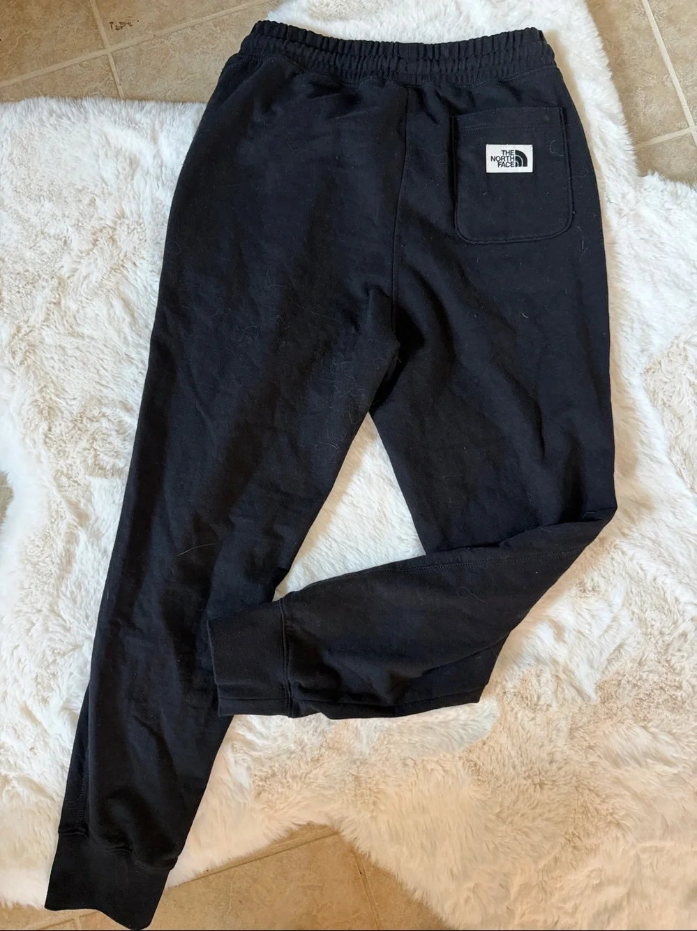 The North Face Hoodie & Jogger Sweatsuit Set Black Taupe Two Piece